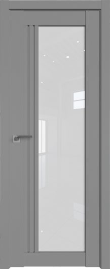 Межкомнатная дверь Profildoors Манхэттен 2.63U  ст.триплекс белый — фото 1