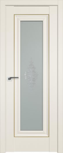 Межкомнатная дверь Profildoors Магнолия сатинат 24U  золото ст.кристалл матовое — фото 1