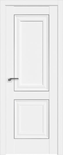 Межкомнатная дверь с эко шпоном Profildoors Аляска 27U  серебро — фото 1