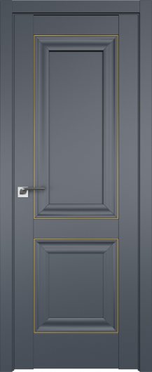 Межкомнатная дверь Profildoors Антрацит 27U  золото — фото 1