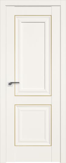 Межкомнатная дверь Profildoors ДаркВайт 27U  золото — фото 1