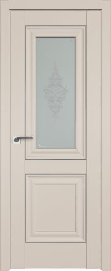 Межкомнатная дверь Profildoors Санд 28U  серебро ст.кристалл матовое — фото 1
