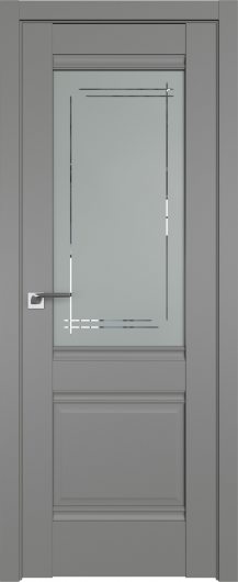Межкомнатная дверь с эко шпоном Profildoors Грей  2U  ст.мадрид — фото 1