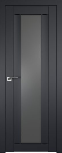 Межкомнатная дверь Profildoors Черный матовый 53U  ст.графит (чертеж) — фото 1
