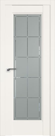Межкомнатная дверь с эко шпоном Profildoors ДаркВайт 92U  ст.гравировка 10 — фото 1