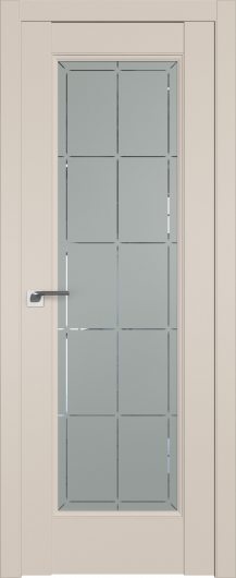 Межкомнатная дверь с эко шпоном Profildoors Санд 92U  ст.гравировка 10 — фото 1