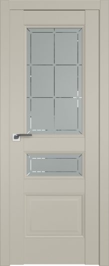Межкомнатная дверь Profildoors Шеллгрей 94U  ст.гравировка 1 — фото 1