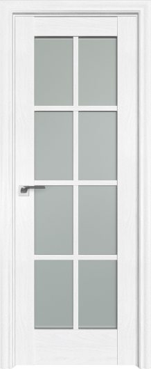 Межкомнатная дверь с эко шпоном Profildoors Пекан Белый 101Х ст.матовое — фото 1