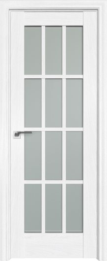 Межкомнатная дверь с эко шпоном Profildoors Пекан Белый 102Х ст.матовое — фото 1