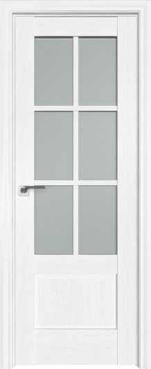 Межкомнатная дверь с эко шпоном Profildoors Пекан Белый 103Х ст.матовое — фото 1