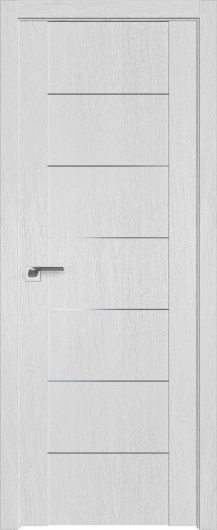 Межкомнатная дверь с эко шпоном Profildoors Монблан 2.07XN  AL молдинг — фото 1