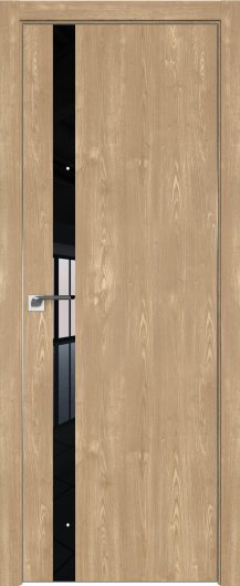 Межкомнатная дверь Profildoors Каштан Натуральный  6ZN ст.черный лак  (190) кромка 4 стор. матовая Eclipse — фото 1