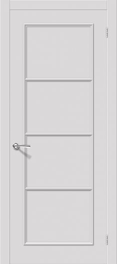 Межкомнатная эмалированная дверь Браво Ритм К-33 (Белый) глухая — фото 1