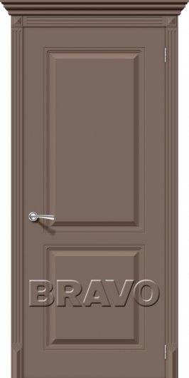Межкомнатная эмалированная дверь Блюз (Мокко) глухая — фото 1