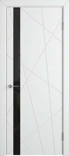 Межкомнатная дверь VFD (ВФД) Flitta Polar Black Gloss — фото 1