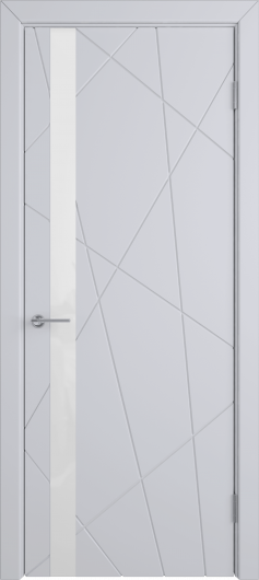 Межкомнатная дверь VFD (ВФД) Flitta Cotton White Gloss — фото 1