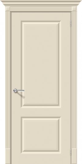 Межкомнатная эмалированная дверь Браво Скинни-12 Cream глухая — фото 1