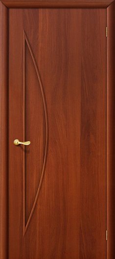 Межкомнатная ламинированная дверь Браво 5Г Л-11 (ИталОрех) глухая — фото 1