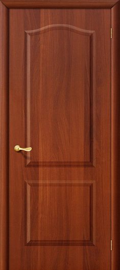 Межкомнатная ламинированная дверь Браво Палитра Л-11 (ИталОрех) глухая — фото 1