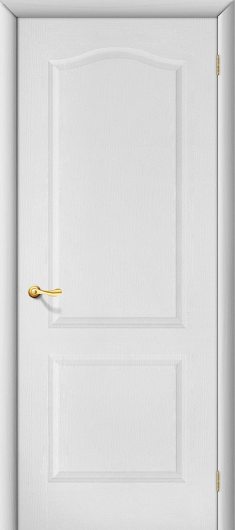 Межкомнатная ламинированная дверь Браво Палитра Л-23 (Белый) глухая — фото 1