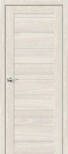 Межкомнатная ламинированная дверь Браво-21 ash white глухая — фото 1
