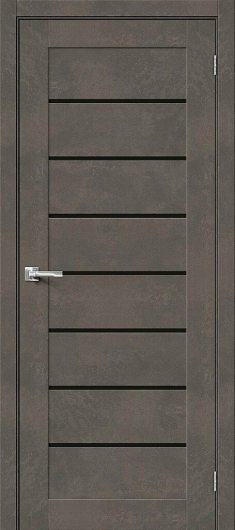 Межкомнатная ламинированная дверь Браво-22 Brut Beton (ст. Black Star) — фото 1