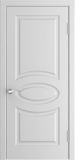 Межкомнатная эмалированная дверь Luxor L-1 белая эмаль глухая — фото 1