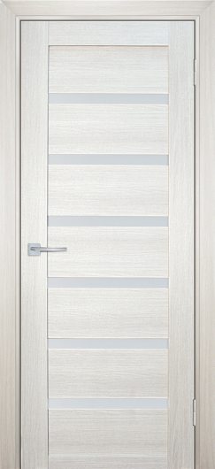 Межкомнатная дверь с эко шпоном Мариам Техно 707 Сандал бежевый остекленная — фото 1
