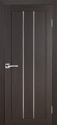 Межкомнатная дверь с эко шпоном Мариам Техно 602 Венге остекленная — фото 1