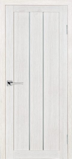 Межкомнатная дверь с эко шпоном Мариам Техно 602 Эшвайт остекленная — фото 1