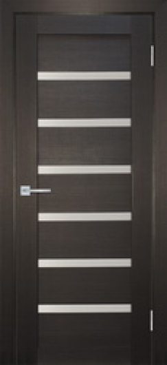 Межкомнатная дверь с эко шпоном Мариам Техно 707 Венге остекленная — фото 1