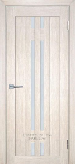 Межкомнатная дверь с эко шпоном Мариам Техно 733 Сандал бежевый остекленная — фото 1