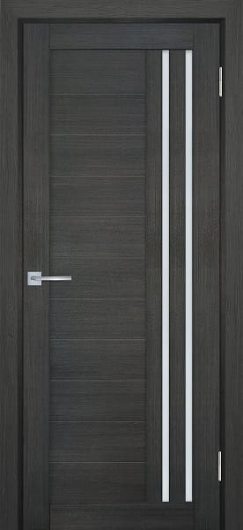 Межкомнатная дверь с эко шпоном Мариам Техно 738 Грей остекленная — фото 1