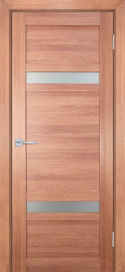 Межкомнатная дверь с эко шпоном Мариам Техно 705 Миндаль остекленная — фото 1
