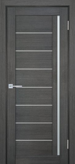 Межкомнатная дверь с эко шпоном Мариам Техно 741 Грей остекленная — фото 1