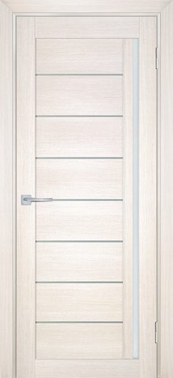 Межкомнатная дверь с эко шпоном Мариам Техно 741 Сандал бежевый остекленная — фото 1