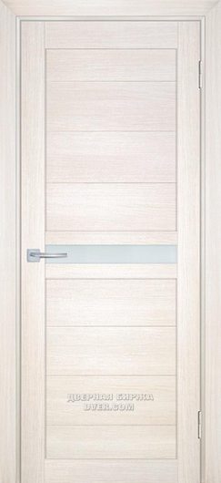Межкомнатная дверь с эко шпоном Мариам Техно 703 Сандал бежевый остекленная — фото 1
