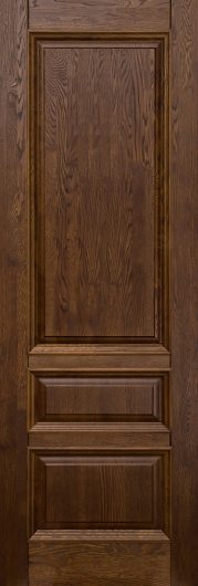 Межкомнатная дверь из массива Ока Аристократ №1 Античный орех глухая — фото 1