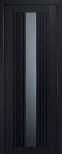 Межкомнатная дверь с эко шпоном PROFILDOORS 53U Черный матовый ст.графит — фото 1