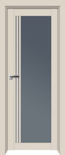 Межкомнатная дверь с эко шпоном PROFILDOORS 2.51U Магнолия сатинат остекленная — фото 1