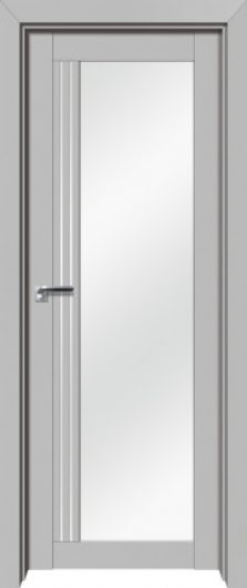 Межкомнатная дверь с эко шпоном PROFILDOORS 2.51U Манхэттен остекленная — фото 1