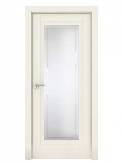 Межкомнатная дверь с эко шпоном PROFILDOORS 2.111U Магнолия Сатинат остекленная — фото 1