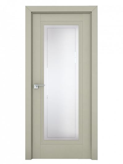 Межкомнатная дверь с эко шпоном PROFILDOORS 2.111U Манхэттен остекленная — фото 1