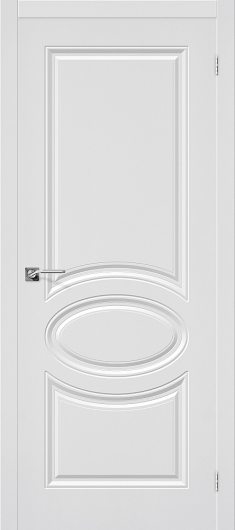 Межкомнатная дверь с ПВХ-пленкой Статус-20 (Белый) глухая — фото 1