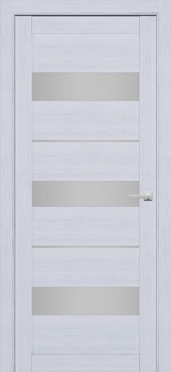 Межкомнатная ульяновская дверь Regidoors New line 226 серый шелк Ral 7047 остекленная — фото 1