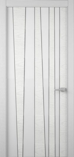 Межкомнатная ульяновская дверь Regidoors Trend Chiaro Patina Argento (Ral 9003) глухая — фото 1