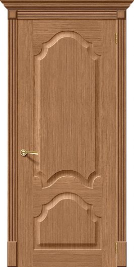 Межкомнатная дверь шпон файн-лайн Браво 002-0021 Ф-02 (Дуб) глухая — фото 1