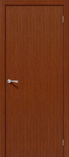 Межкомнатная шпонированная дверь Браво Соло-0.V Ф-15 (Макоре) глухая — фото 1