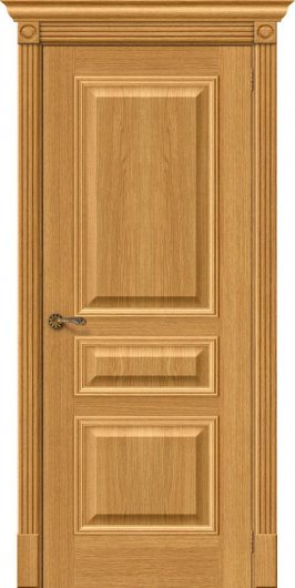 Межкомнатная шпонированная дверь MR.WOOD Вуд Классик-14 Natur Oak глухая — фото 1