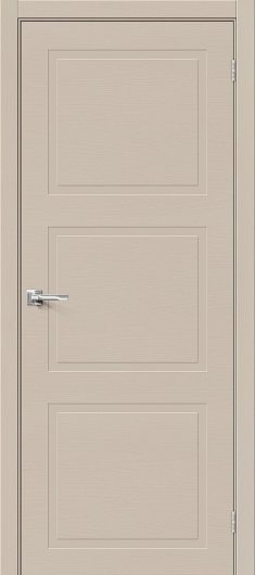 Межкомнатная шпонированная дверь Вуд НеоКлассик-16.H Latte глухая — фото 1